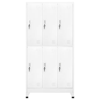 Lockerkast Met 6 Vakken 90X45X80 Cm Staal