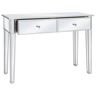 Wandtafel Gespiegeld 106,5X38X76,5 Cm Mdf En Glas