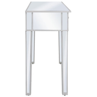 Wandtafel Gespiegeld 106,5X38X76,5 Cm Mdf En Glas