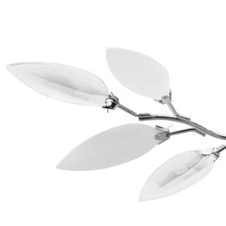 Plafondlamp Met Kristal Bladeren 3Xe4 Acryl En Transparant