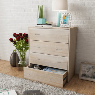 Dressoir Met 4 Lades 60X30,5X7 Cm Kleur