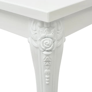 Eettafel 80 X 80 X 76 Cm Hoogglans Wit