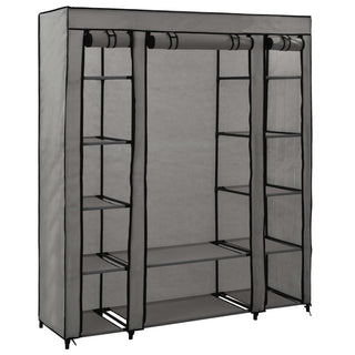 Kledingkast Met Vakken En Stangen 150X45X176 Cm Stof