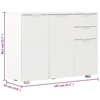 Dressoir 07X35X80,5 Cm Hoogglans