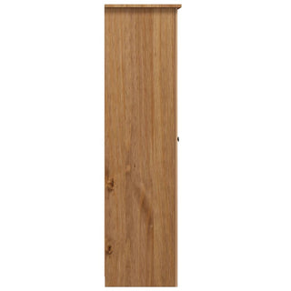 Kledingkast 3 Deuren Panama Range 118X50X171,5 Cm Grenenhout