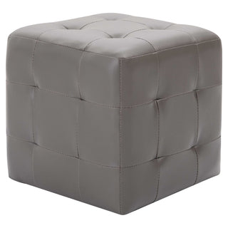 Poef 2 St 30X30X30 Cm Kunstleer