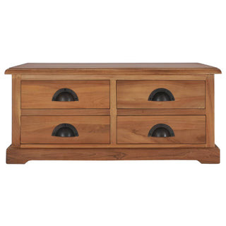 Salontafel 68X68X30 Cm Massief Teakhout