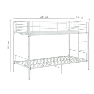 Stapelbed Metaal 90X200 Cm