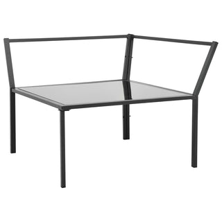 5-Delige Loungeset Met Kussens Aluminium Donkergrijs