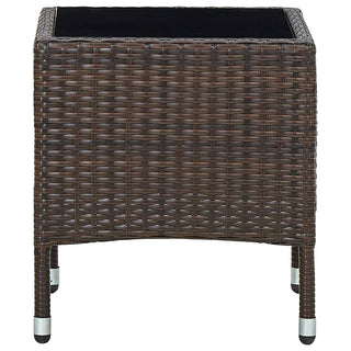Tuintafel 40X40X45 Cm Poly Rattan