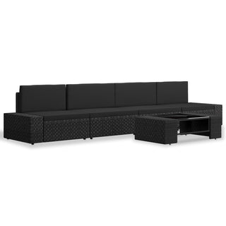 Loungeset Poly Rattan