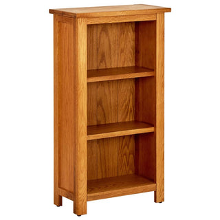 Boekenkast 45X22,5X82 Cm Massief Eikenhout
