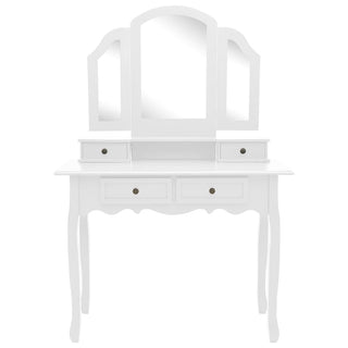 Kaptafelset Met Kruk 100X40X146 Cm Paulowniahout