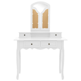Kaptafelset Met Kruk 100X40X146 Cm Paulowniahout