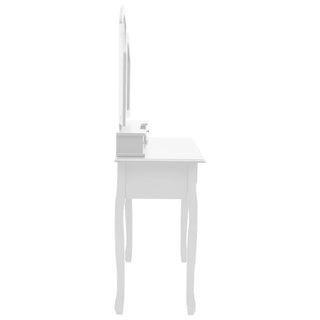Kaptafelset Met Kruk 100X40X146 Cm Paulowniahout