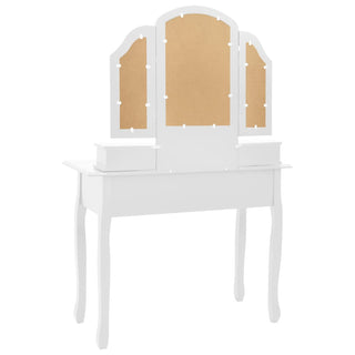 Kaptafelset Met Kruk 100X40X146 Cm Paulowniahout