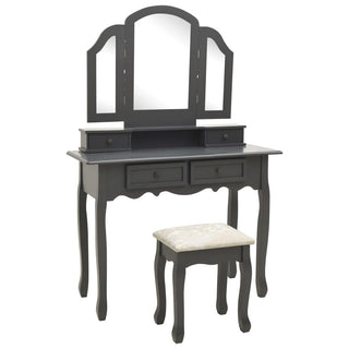 Kaptafelset Met Kruk 100X40X146 Cm Paulowniahout