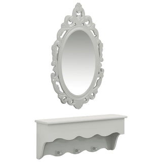 Wandset Met Spiegel En Haken