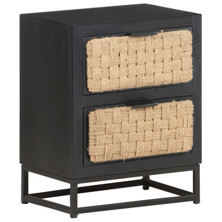 Nachtkastje 40X30X50 Cm Massief Mangohout