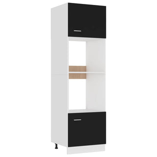 60X46X81,5 Cm Bewerkt Hout Zwart