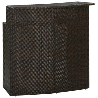 Tuinbartafel 120X55X110 Cm Poly Rattan
