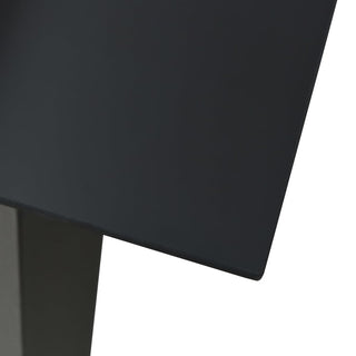 Tuinset Glas En Staal Zwart