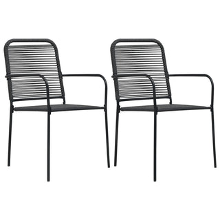 Tuinset Glas En Staal Zwart