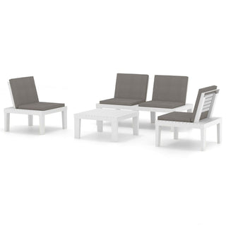 Loungeset Met Kussens Kunststof