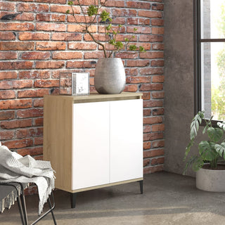 Dressoir 60X35X70 Cm Bewerkt Hout