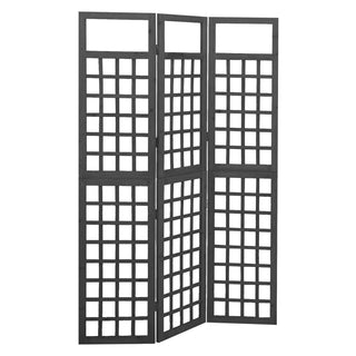 Kamerscherm/Trellis Met 3 Panelen Vurenhout