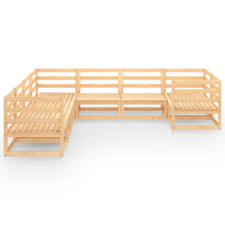 8-Delige Loungeset Massief Grenenhout