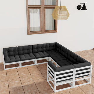 8-Delige Loungeset Massief Grenenhout
