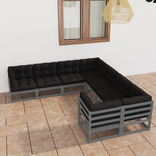 8-Delige Loungeset Massief Grenenhout