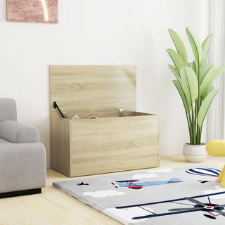 Opbergkist 84X42X46 Cm Bewerkt Hout