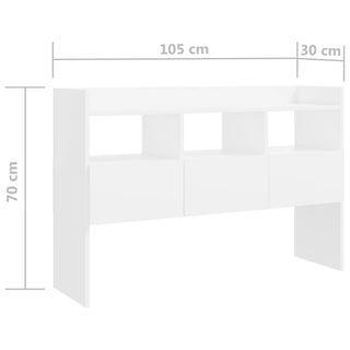 Dressoir 05X30X70 Cm Bewerkt Hout