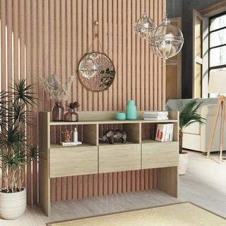 Dressoir 05X30X70 Cm Bewerkt Hout