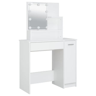 Kaptafel Met Led-Verlichting 86,5X35X136 Cm