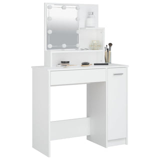 Kaptafel Met Led-Verlichting 86,5X35X136 Cm