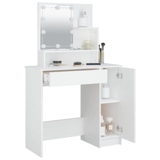 Kaptafel Met Led-Verlichting 86,5X35X136 Cm