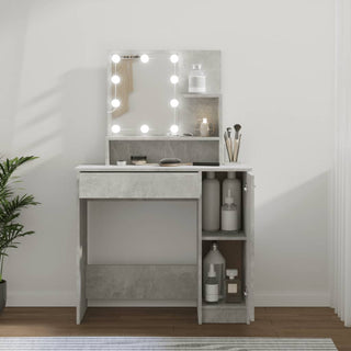 Kaptafel Met Led-Verlichting 86,5X35X136 Cm