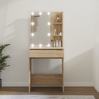 Kaptafel Met Led-Verlichting 60X40X140 Cm