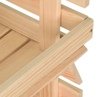 Groentetrolley Massief Grenenhout