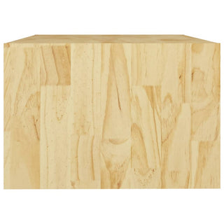 809906  Salontafel 75X50X33,5 Cm Massief Hout Grenen
