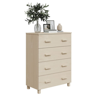 Dressoir Hamar 79X40X03,5 Cm Massief Grenenhout