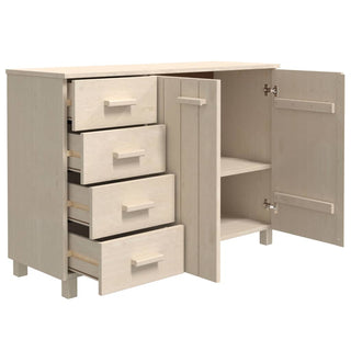 Dressoir Hamar 3X40X80 Cm Massief Grenenhout