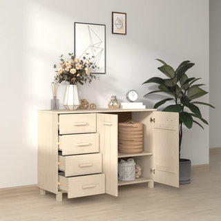Dressoir Hamar 3X40X80 Cm Massief Grenenhout