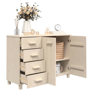 Dressoir Hamar 3X40X80 Cm Massief Grenenhout