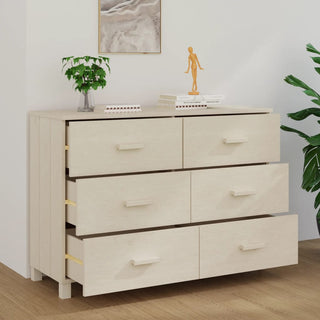 Dressoir Hamar 3X40X80 Cm Massief Grenenhout