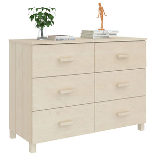 Dressoir Hamar 3X40X80 Cm Massief Grenenhout