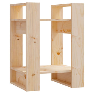 Boekenkast/Kamerscherm 4X35X57 Cm Massief Grenenhout